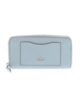 Coach Leather Zip Around Wallet